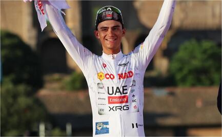 Isaac del Toro es líder del Tour de Austria; ganó la etapa 4, la tercera de forma consecutiva