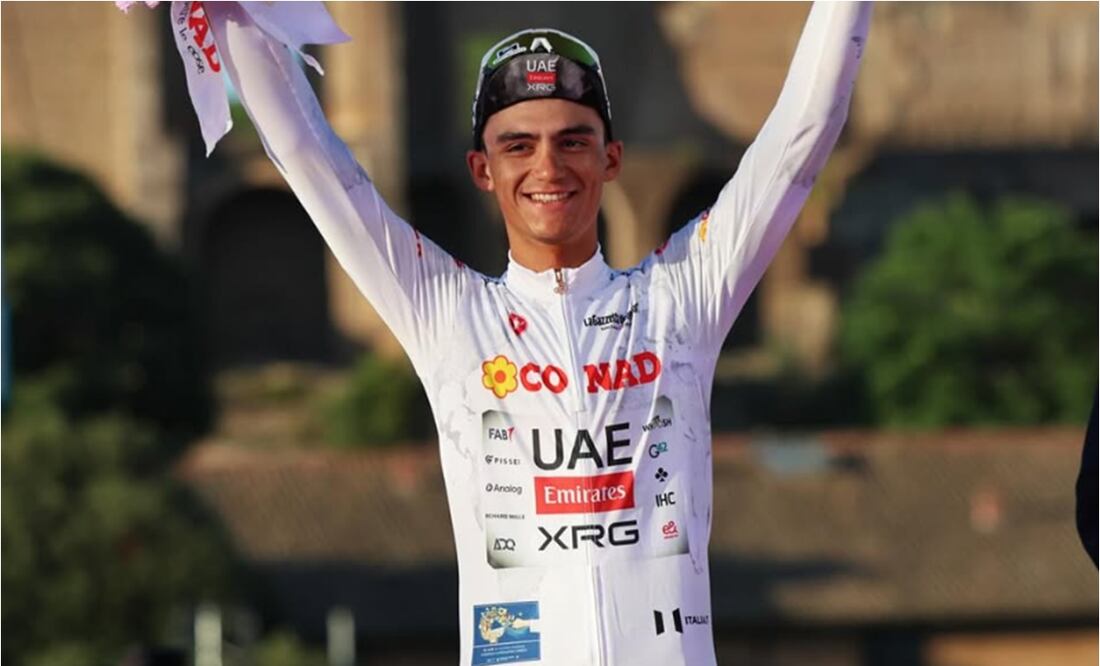 El ciclista mexicano Isaac del Toro ganó la tercera etapa de la Vuelta a Austria y ya es segundo de la tabla / FOTO: ESPECIAL