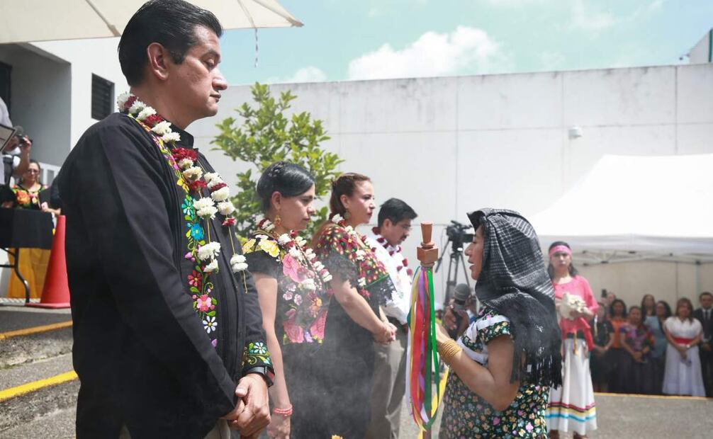 Entregan bastón de mando a magistrados de Sala Xalapa del Tribunal Electoral este lunes 8 de septiembre de 2025. Foto: Especial
