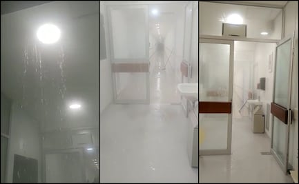 Inauguran hospital en Veracruz y en menos de 24 horas se inunda por falla en tuberías