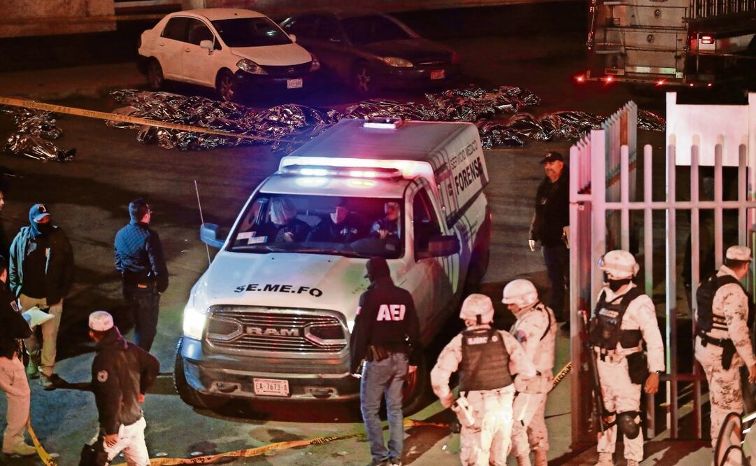 A más de dos años del incendio en el centro de migrantes de Ciudad Juárez. Foto: EL UNIVERSAL