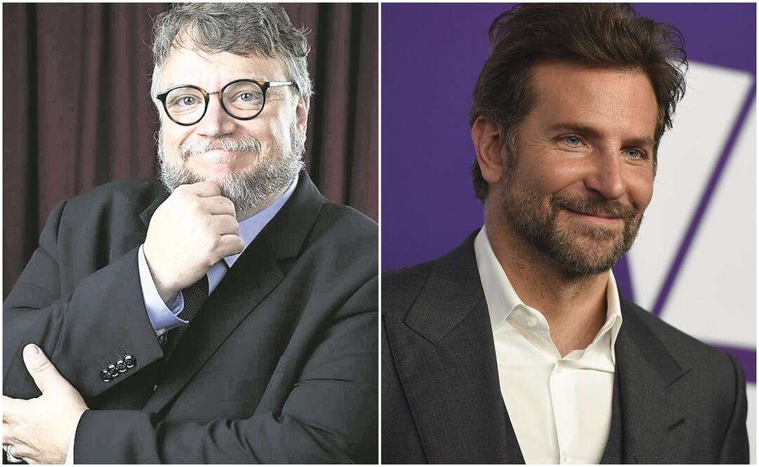 Guillermo del Toro y Bradley Cooper. Fotos: Archivo y AP