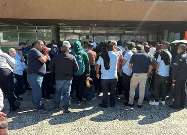 Trabajadores de vigilancia UNAM protestan en rectoría; piden liberar a sus compañeros implicados en el homicidio de aficionado del Cruz Azul