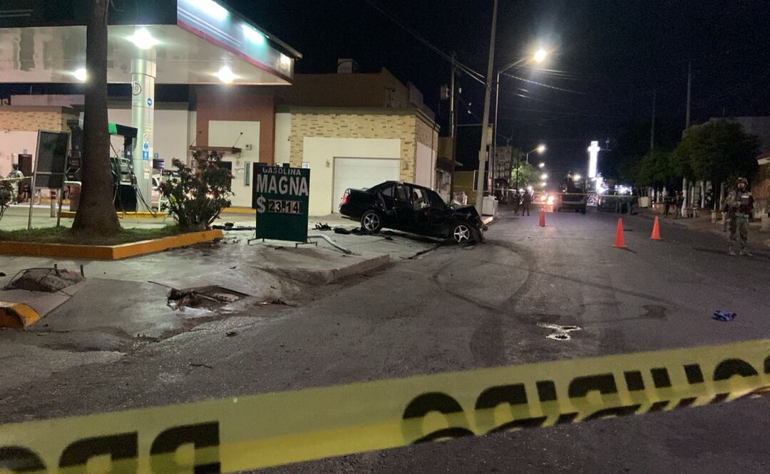 Enfrentamiento entre grupos armados deja dos muertos; aseguran vehículos y armas en Culiacán. Foto: Especial