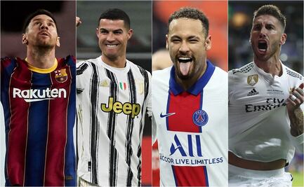 Messi, Cristiano, Neymar y Ramos, los mejores de la década