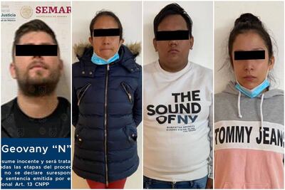 Detenidos por ataque en AICM ligados a extorsión, secuestro y venta de droga