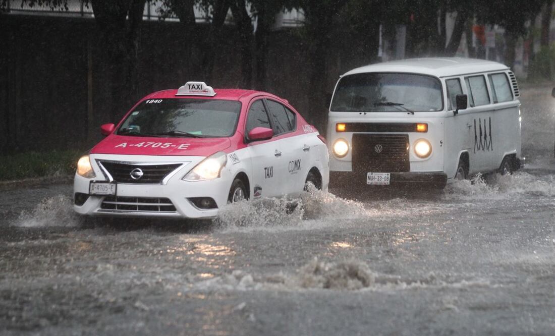 Lluvias provocan encharcamientos e inundaciones en al menos 5 alcaldías de la CDMX. Imagen ilsutrativa. Foto: Francisco Rodríguez / EL UNIVERSAL