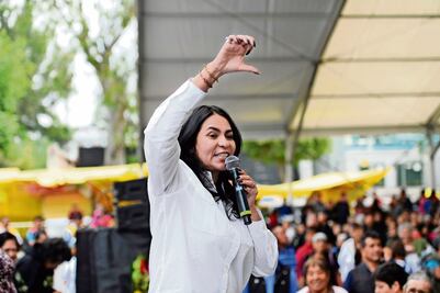 Trina de coraje Dione contra Sacmex