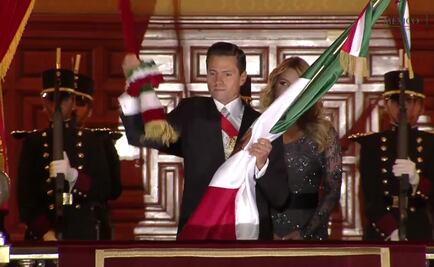 Da Peña Nieto "El Grito" en Palacio Nacional