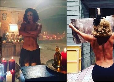 Aracely Arámbula sorprende con fotos semidesnuda