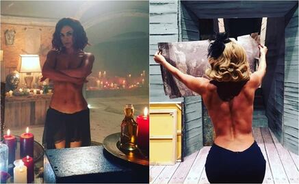 Aracely Arámbula sorprende con fotos semidesnuda