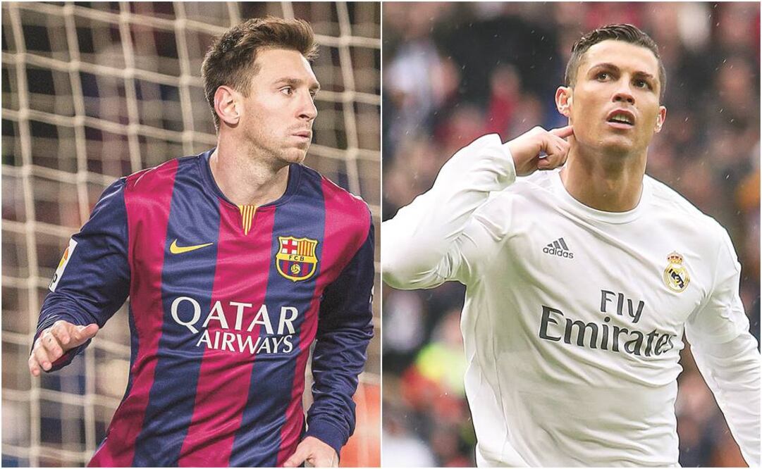 Lionel Messi comandará la ofensiva del conjunto culé. Cristiano Ronaldo quiere que los blancos festejen en casa ajena. (FOTO: EFE Y JAM MEDIA)