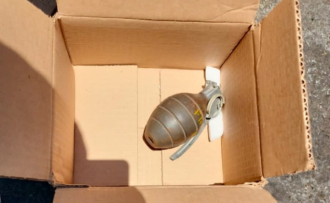 La granada fue trasladada en una maleta supresora ante el agente del Ministerio Público. Foto: Archivo/EL UNIVERSAL 