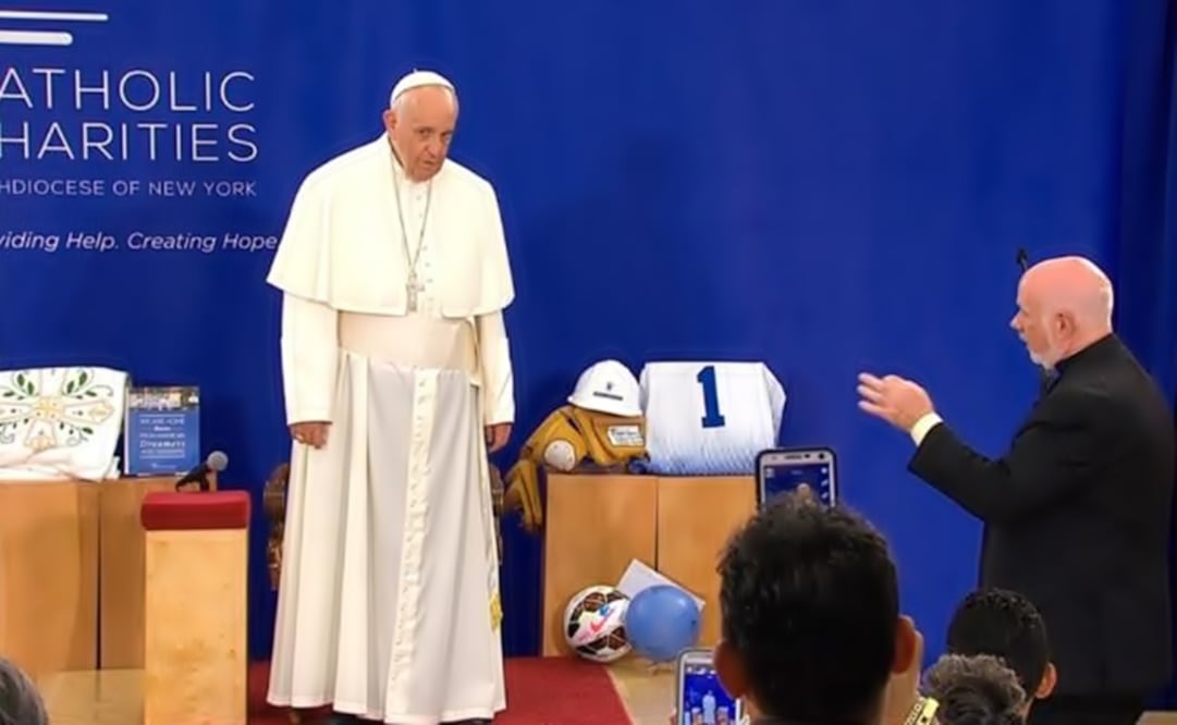 Francis received presents during his visit. (Photo: SPECIAL)