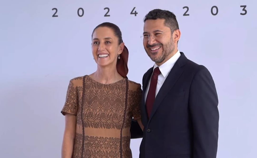 Claudia Sheinbaum y Martí Batres. Foto: Captura de pantalla