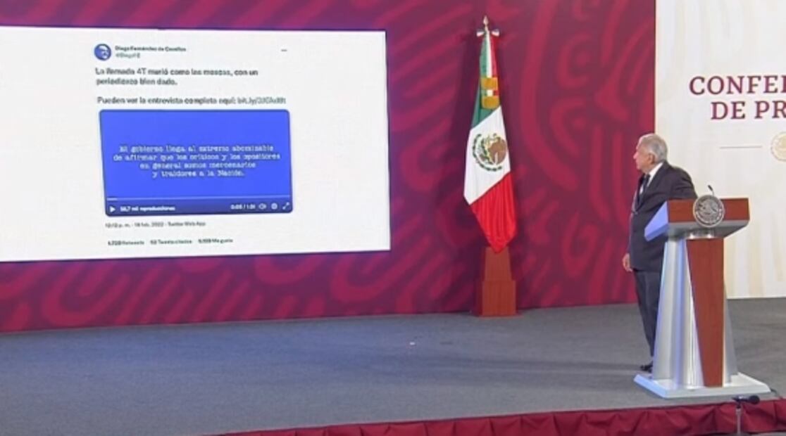 AMLO usa entrevista de "El Jefe Diego" para negar conflicto de interés en caso de José Ramón López Beltrán