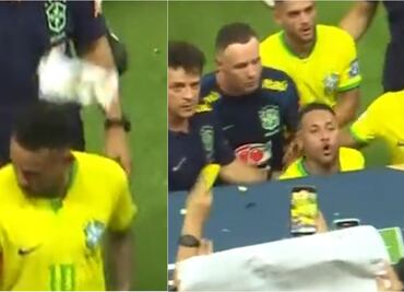 VIDEO: Fanáticos agreden a Neymar con bolsa de palomitas tras empatar ante Venezuela