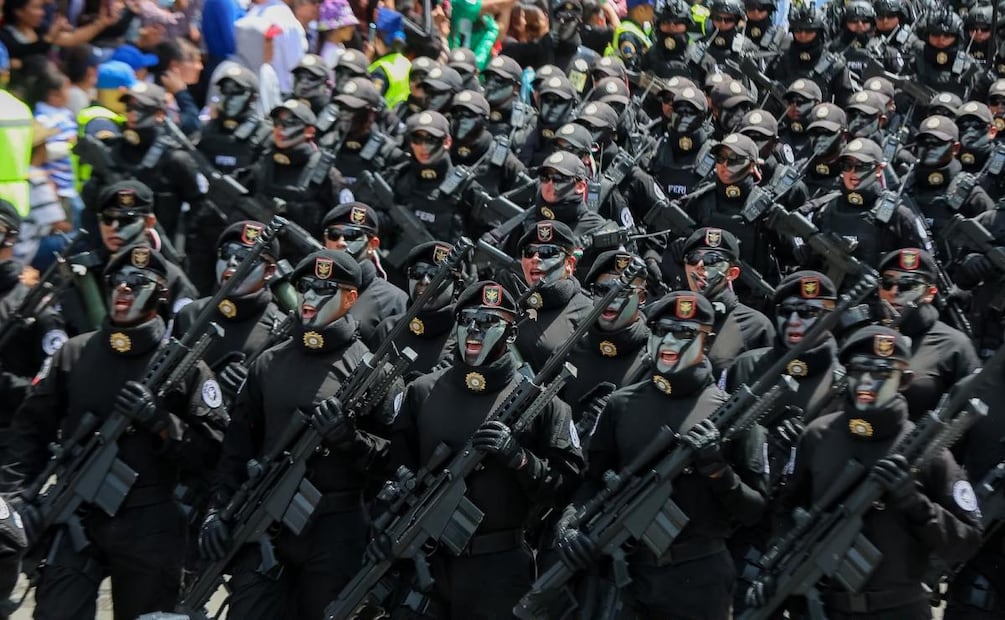 Elementos durante el Desfile Cívico Militar con motivo de la Independencia de México (16/09/2026). Foto: Osmar Alvarado / EL UNIVERSAL