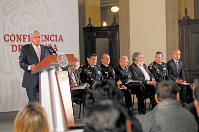 No habrá viraje en política de seguridad, indica AMLO