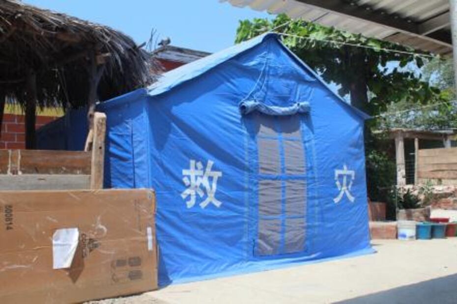 Las casitas de nylon chinas de Juchitán