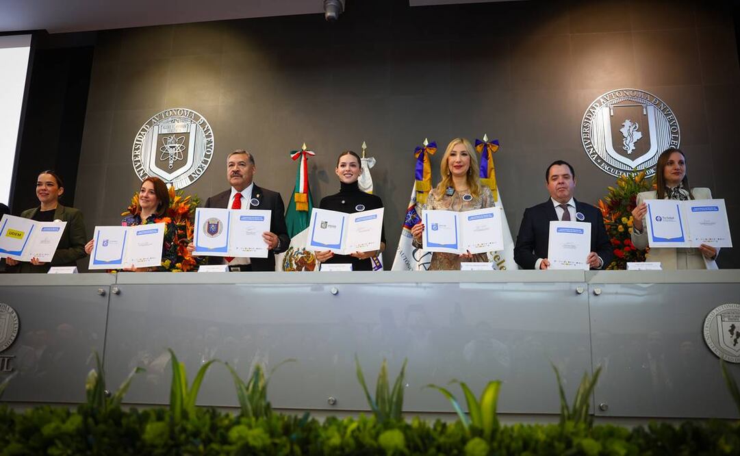 Mariana Rodríguez, titular de AMAR a Nuevo León, presenta el Modelo de Calidad en Salud 30 de octubre 2024/ Foto: Especial