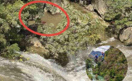 Guía turístico muere al caer de tirolesa en San Luis Potosí 