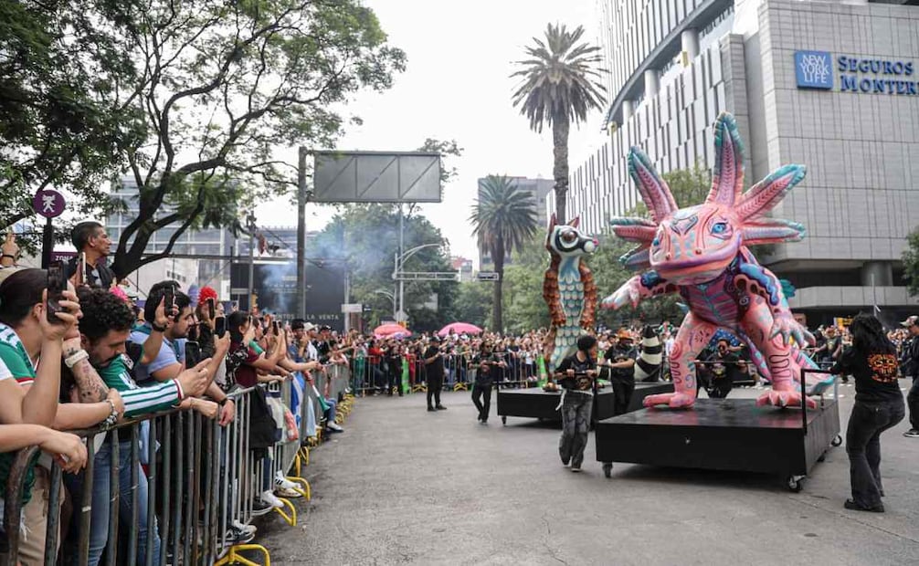 Aspectos del Gran Desfile Mundialista. Foto: Gabriel Pano / EL UNIVERSAL