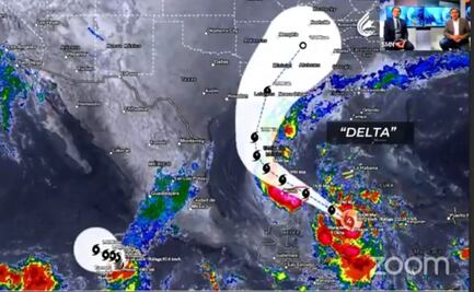 Huracán "Delta" tocará tierra en las primeras horas del miércoles en Yucatán: Conagua