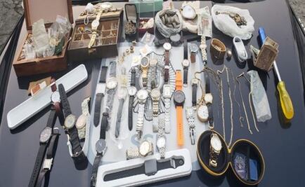 Aseguran joyas y relojes a presuntos ladrones de casa habitación en Coyoacán