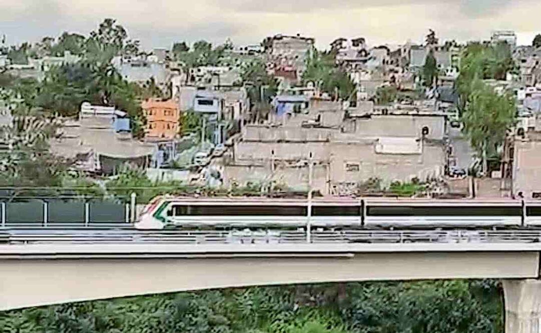 El Tren Interurbano México-Toluca comenzó con las pruebas hacia la terminal Observatorio. Foto: Especial