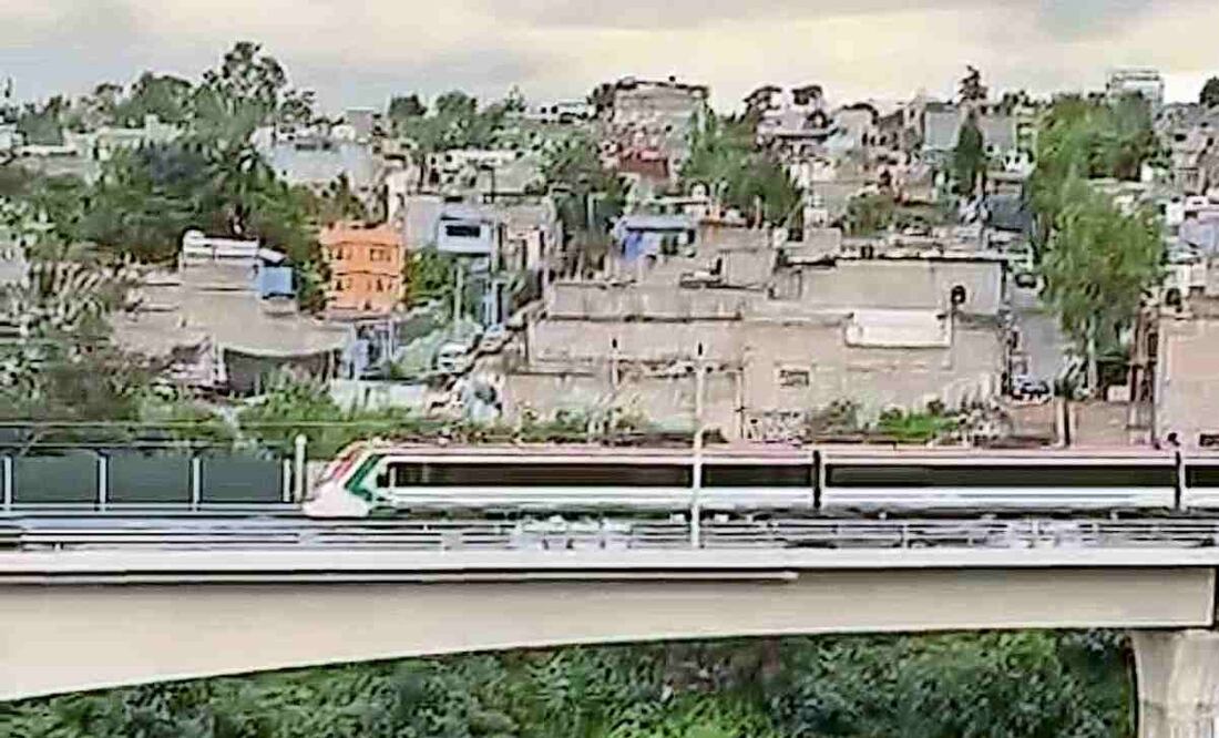 El Tren Interurbano México-Toluca comenzó con las pruebas hacia la terminal Observatorio. Foto: Especial