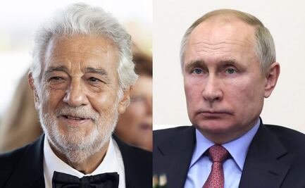 "Una auténtica leyenda": Putin felicita a Plácido Domingo por su cumpleaños 80