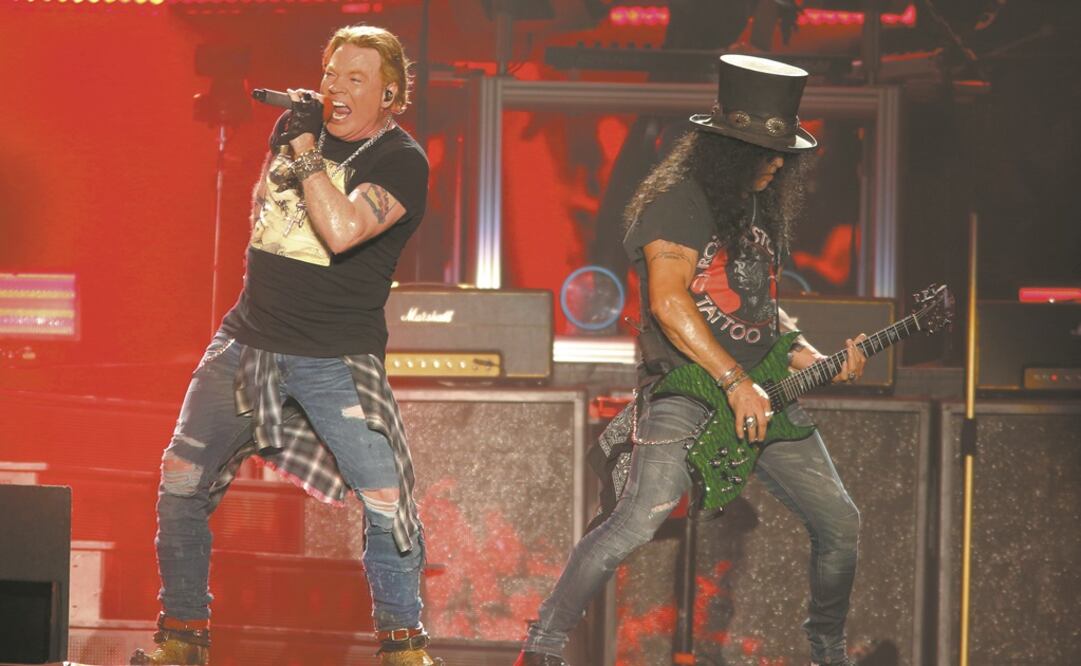 Axl Rose y Slash se reúnen con Guns N' Roses para armar concierto en CDMX. Foto: Archivo