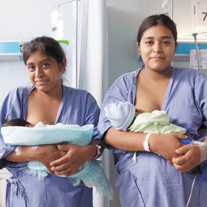 En la entidad sólo 45% de las mujeres que tienen hijos optan por amamantarlos, según cifras de los Servicios de Salud de Oaxaca. Edwin Hernández/El Universal