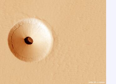 NASA califica a cueva subterránea como "candidata" para vida en Marte