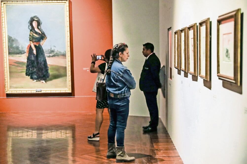 La duquesa de Alba, de Francisco de Goya, por primera vez en México. (FOTOS: GERMÁN ESPINOSA. EL UNIVERSAL)