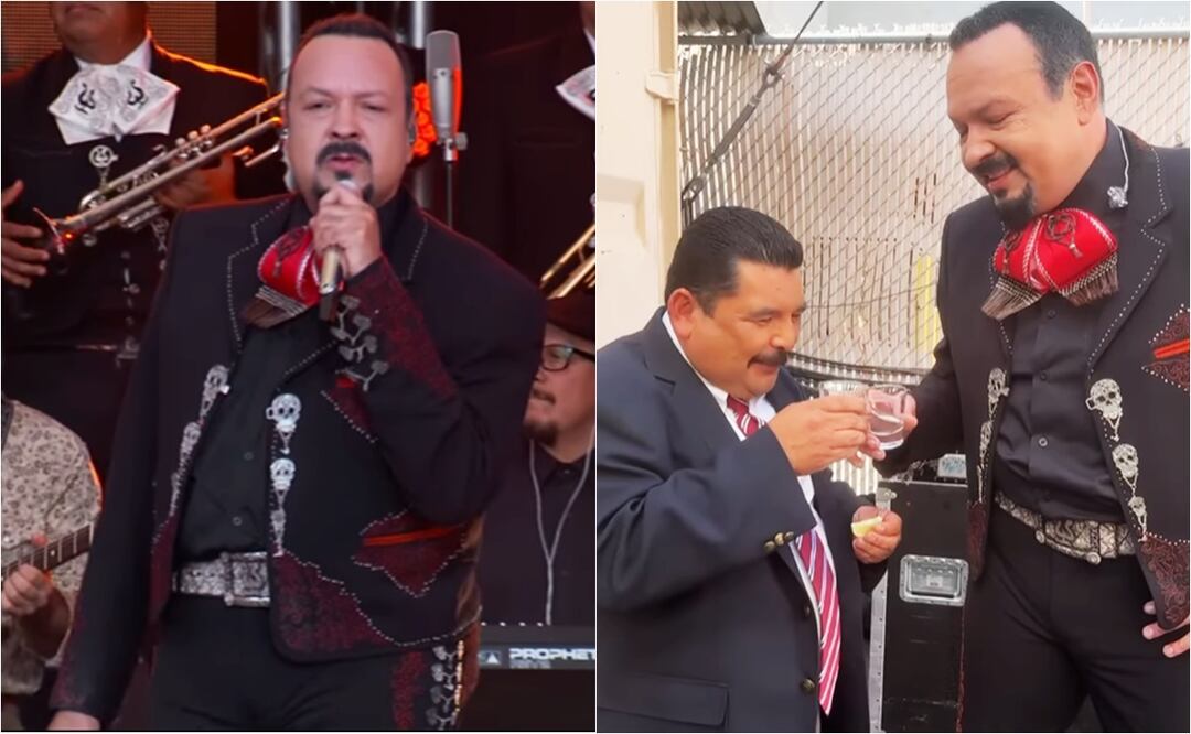 Pepe Aguilar llevó parte del repertorio de "Jaripeo hasta los huesos" al show de Jimmy Kimmel.
Fotos: Instagram