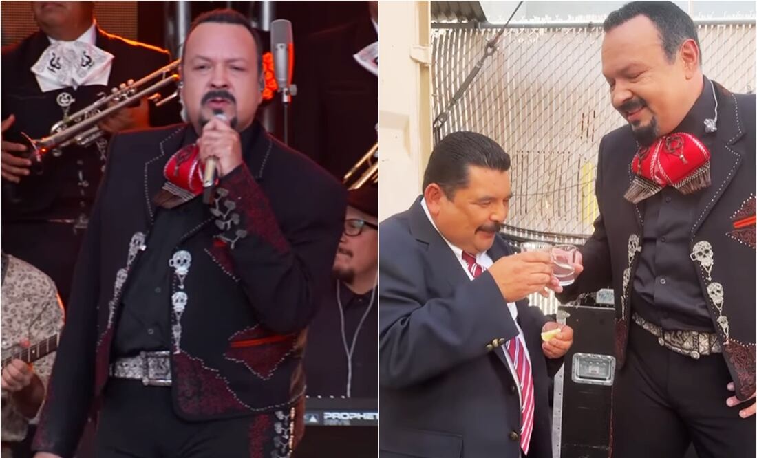 Pepe Aguilar llevó parte del repertorio de "Jaripeo hasta los huesos" al show de Jimmy Kimmel.
Fotos: Instagram