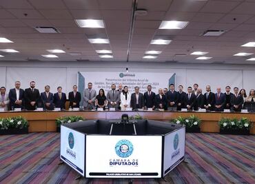 Gutiérrez Luna recibe informes de gestión 2024 de entes autónomos; destaca vigilancia de recursos públicos