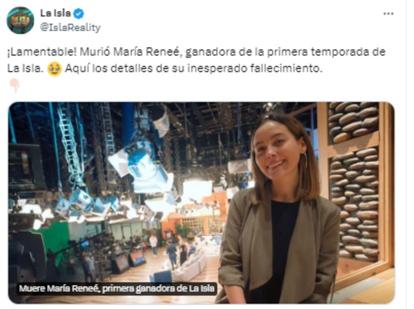 Publicación La Isla. Foto: Captura de pantalla