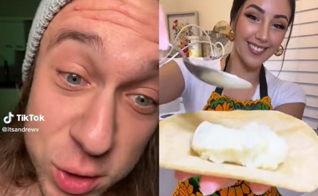 El Tiktoker "itsandreww" es famoso por hacer críticas de la comida. / Foto Captura video.