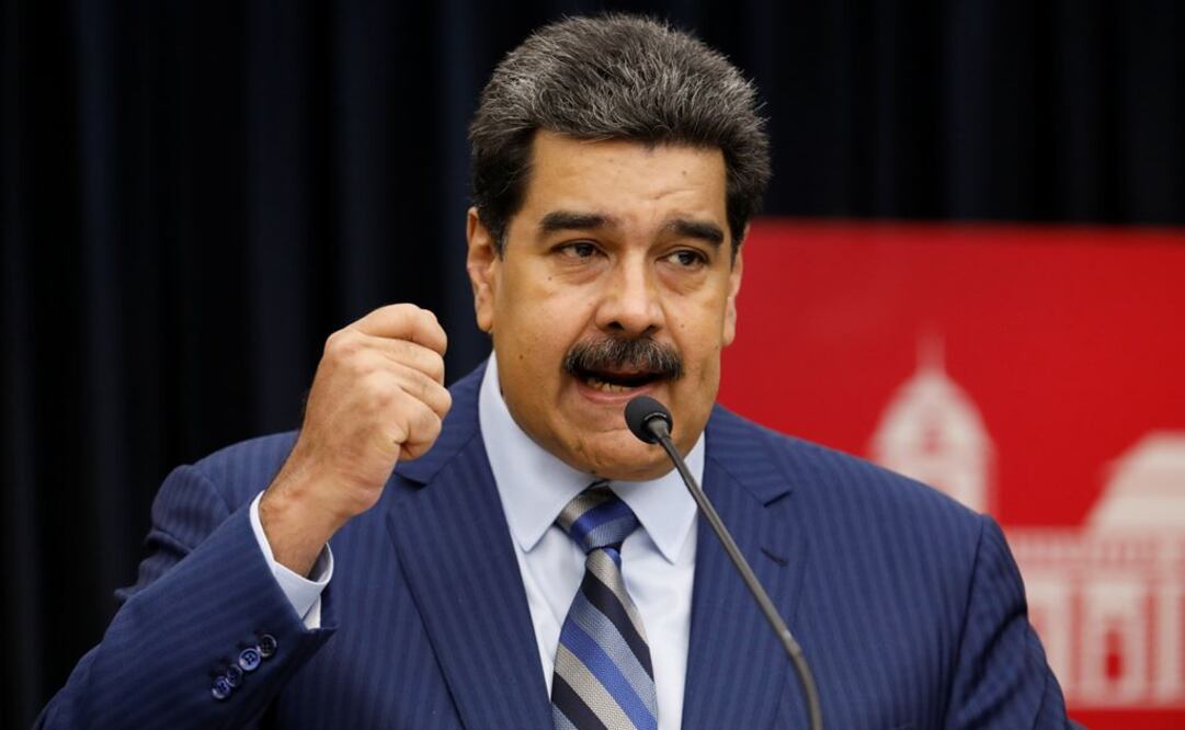 Nicolás Maduro, presidente de Venezuela, habla desde el palacio de Miraflores en Caracas (Foto: Reuters)