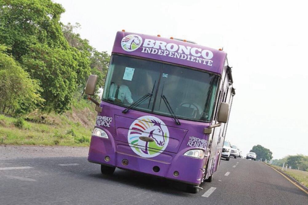 En su gira, el independiente reestrenó el “Bronco Móvil”, un Mobil Home para trasladarse, el cual está equipado con dormitorio, cocina y conexión wifi. Foto: CORTESÍA