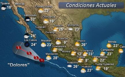 SMN prevé lluvias en varias partes del país