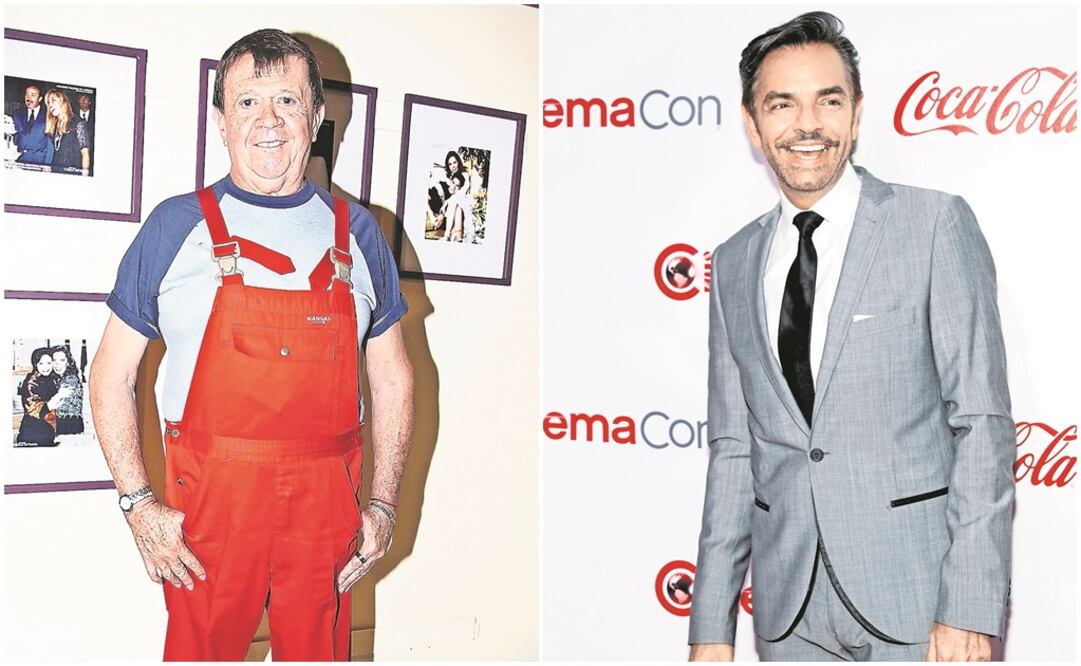 Ambos actores han hecho carrera en la comedia y el cine como en Amar (Chabelo) y El tamaño sí importa ( Derbez ). (FOTOS: ARCHIVO EL UNIVERSAL)