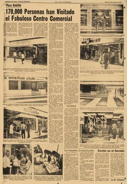 Los primeros centros comerciales de la capital