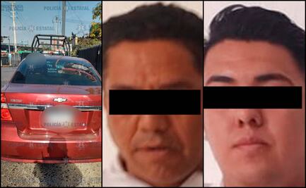 Detienen a dos sujetos con auto ligado a robo de 2 mdp de sucursal bancaria en Hidalgo