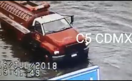 Reportan inundación en Gustavo A. Madero por lluvias