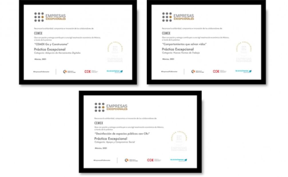 Reconocen a CEMEX como empresa excepcional