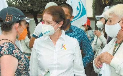 Angélica Moya, candidata a presidencia municipal de Naucalpan vuelve a campaña tras prueba negativa de Covid